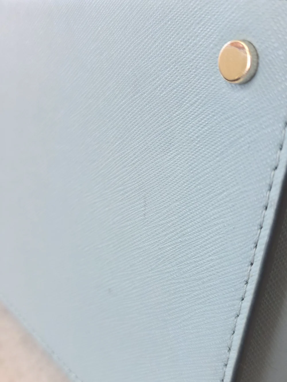 Kate Spade Cameron Medium Satchel Seaside Light Blue Saffiano Leather